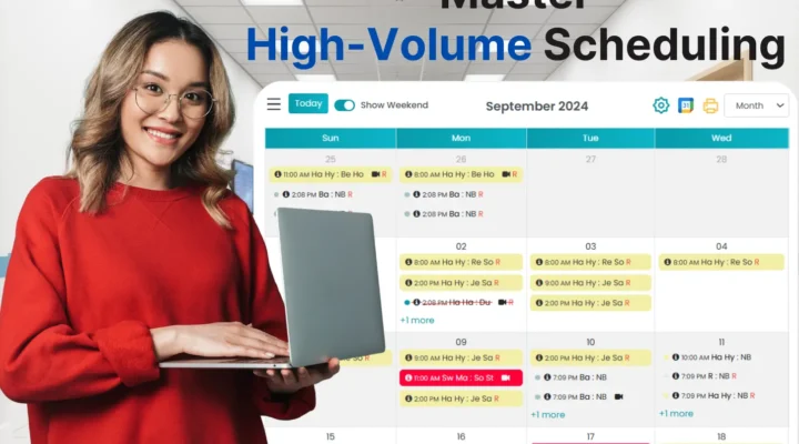 Illustrated Image for High-Volume Scheduling Tips for Therapists