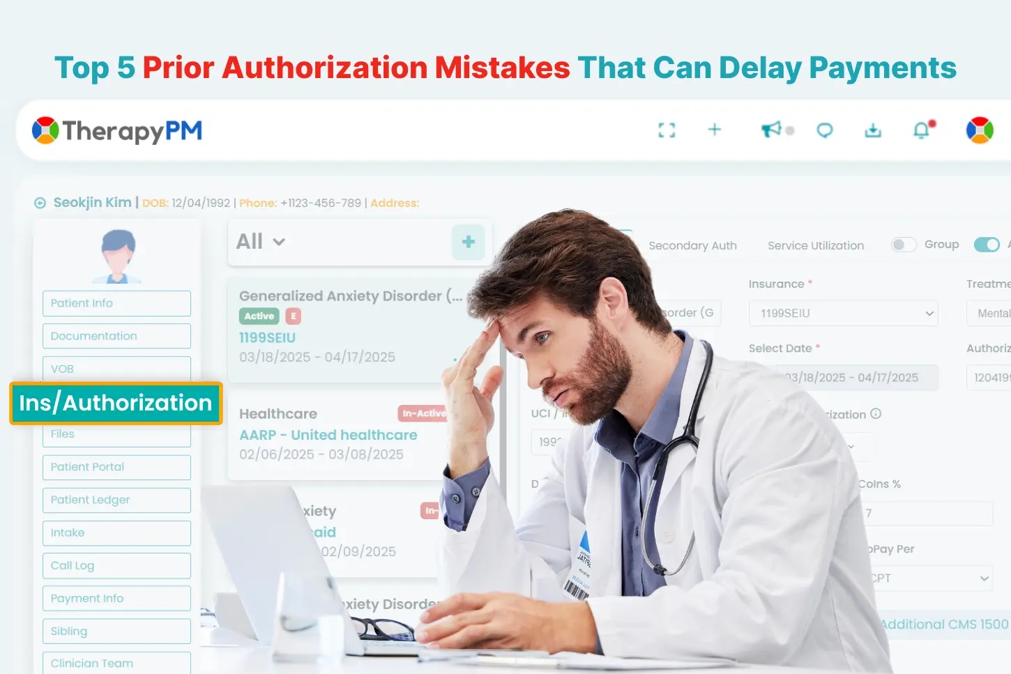 Prior authorization mistakes