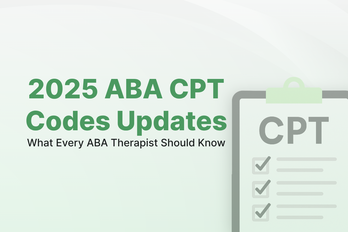 ABA CPT Code Updates 2025