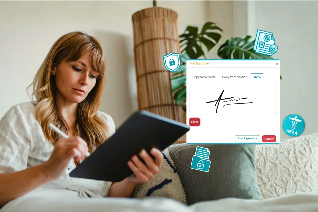 Electronic Signatures & Secure Access illustrated image