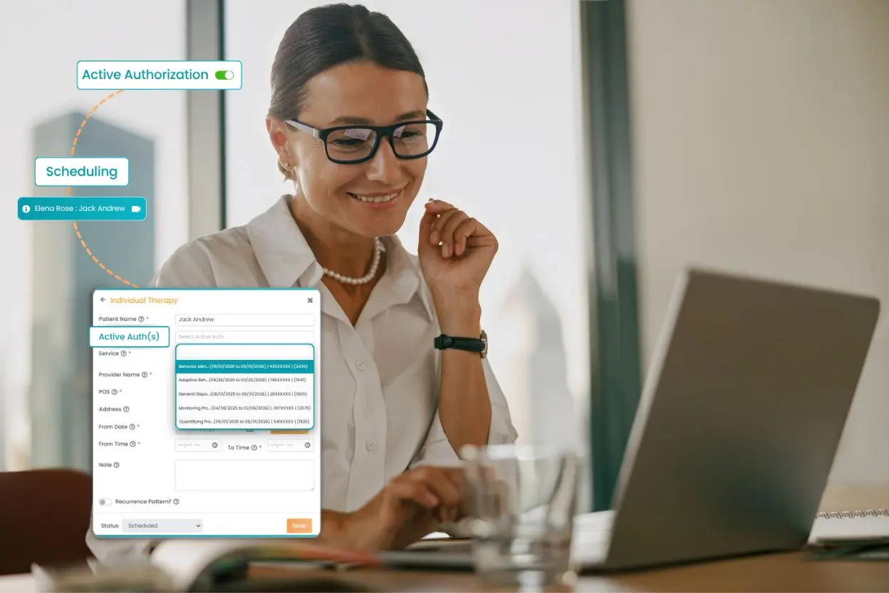 TherapyPM Secondary Authorization illustrated image